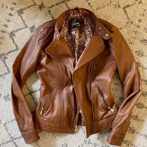 Guess leather jacket